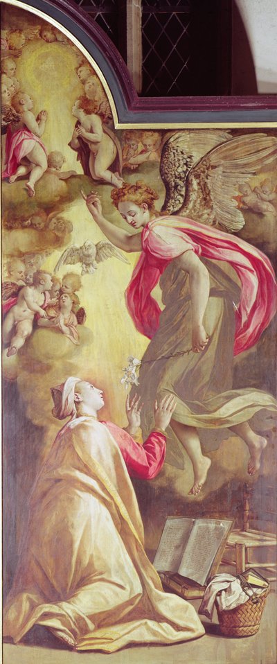 The Annunciation by Anthonie Blocklandt